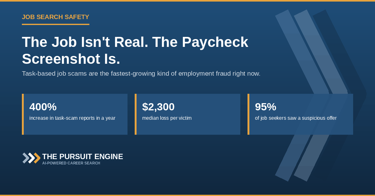 The Job Isn't Real. The Paycheck Screenshot Is.
